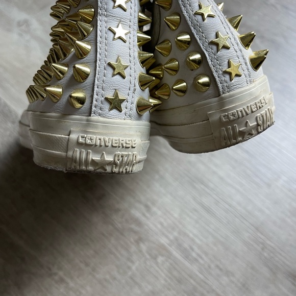 Converse Studded Leather High Top size 5 - Picture 7 of 13